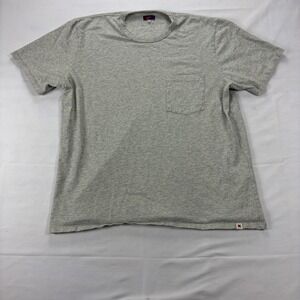 Best Made Co Pocket T-Shirt Gray Heather Cotton Short Sleeve Mens Size XL